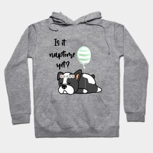 Sleepy Naptime Puppy- Floral Hoodie